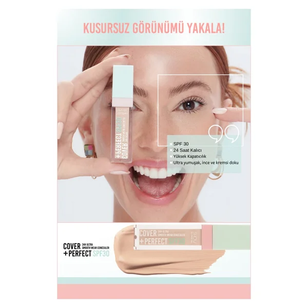 Pastel Cover+Perfect Spf 30 7.8 Ml Likit Kapatıcı - Görsel 4