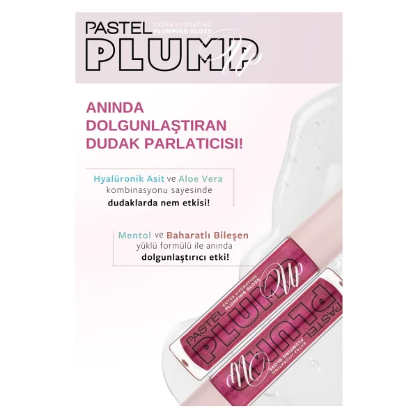 Pastel Plump Up Extra Hydrating Dolgunlaştırıcı 207 Mariposa Dudak Parlatıcısı - Görsel 4