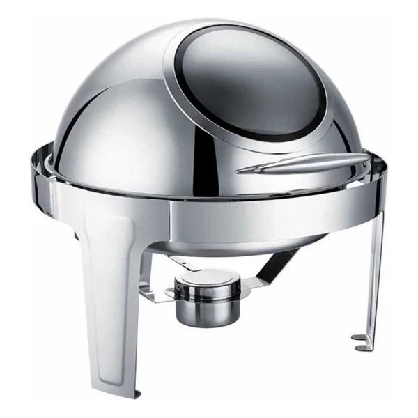 Epinox Chafıng Dısh Roll Top Yuvarlak Camlı 6 L (Cdc-6c) - Görsel 2