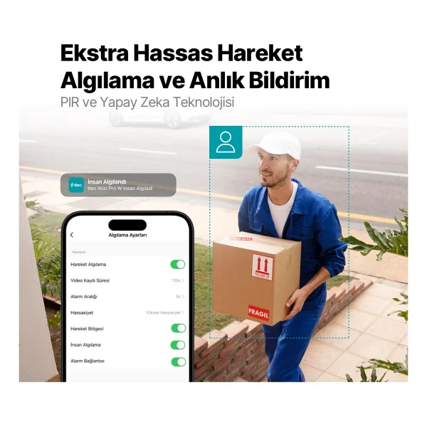 Ttec Wizi Pro W 2agk05 Full HD Wi-Fi Güvenlik Kamerası - Görsel 8