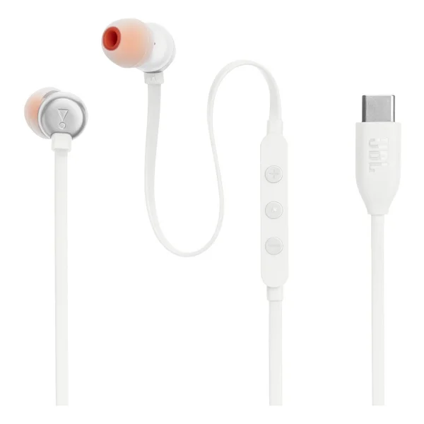 Jbl Tune 310c Beyaz Type-C Kablolu Kulak İçi Kulaklık - Görsel 3