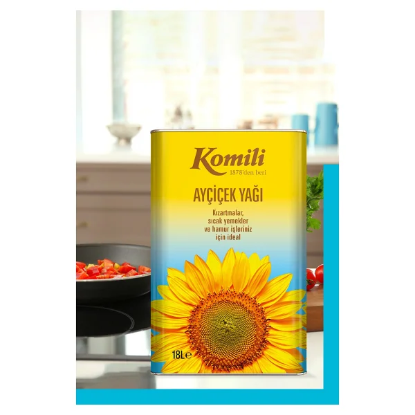 Komili Ayçiçek Yağı 18 Lt - Görsel 2