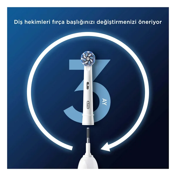 Oral-B Pro Sensitive Clean 4'lü Diş Fırçası Başlığı - Görsel 4