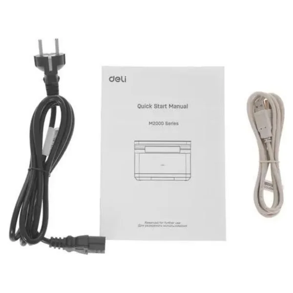 Deli M2000DNWS Wi-Fi + Tarayıcı + Fotokopi Mono Çok Fonksiyonlu Lazer Yazıcı - Görsel 5