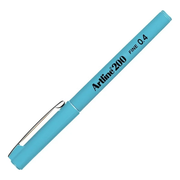 Artline 200 Fineliner Açık Mavi 0.4 Mm İnce Uçlu Keçeli Kalem - Görsel 3