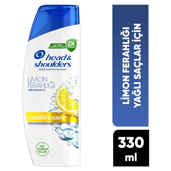 Head & Shoulders Limon Ferahlığı 2'si 1 Arada 330 Ml Kepek Şampuanı - Görsel 3