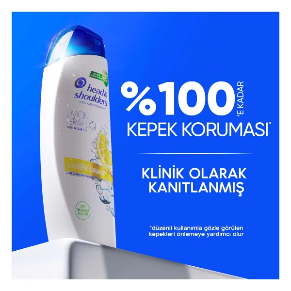 Head & Shoulders Limon Ferahlığı 2'si 1 Arada 330 Ml Kepek Şampuanı - Görsel 3