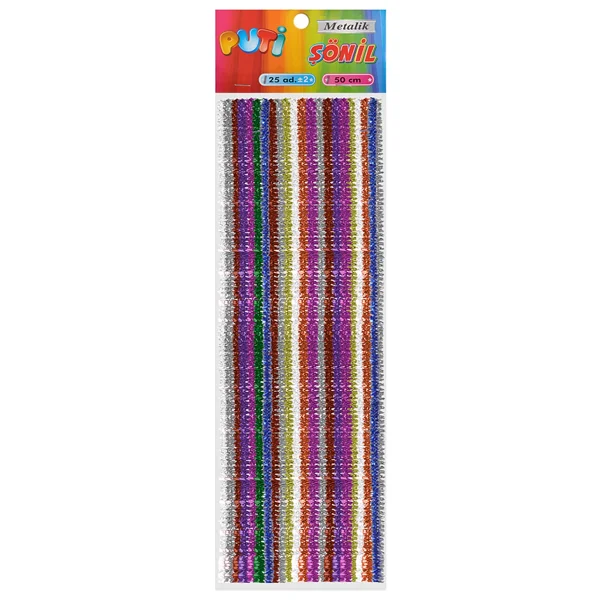 Puti Şönil 50 Cm Metalik - Görsel 2