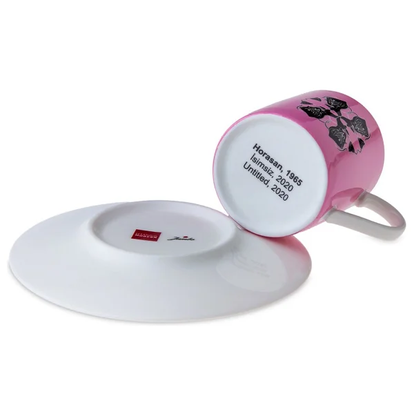 Jumbo X İstanbul Modern Horasan-İsimsiz Pembe 2 Kişilik Kahve Fincan Takımı - Görsel 3
