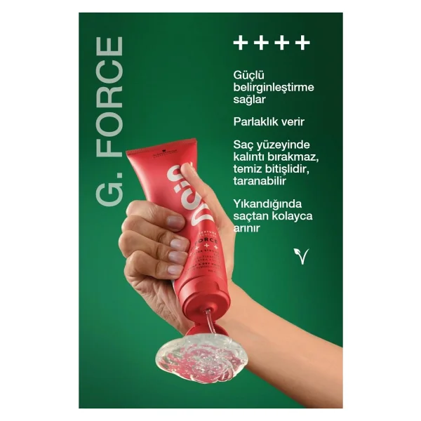 Osis G. Force Güçlü Tutuculuk Şekillendirici Jöle 150ml X 2adet - Görsel 2