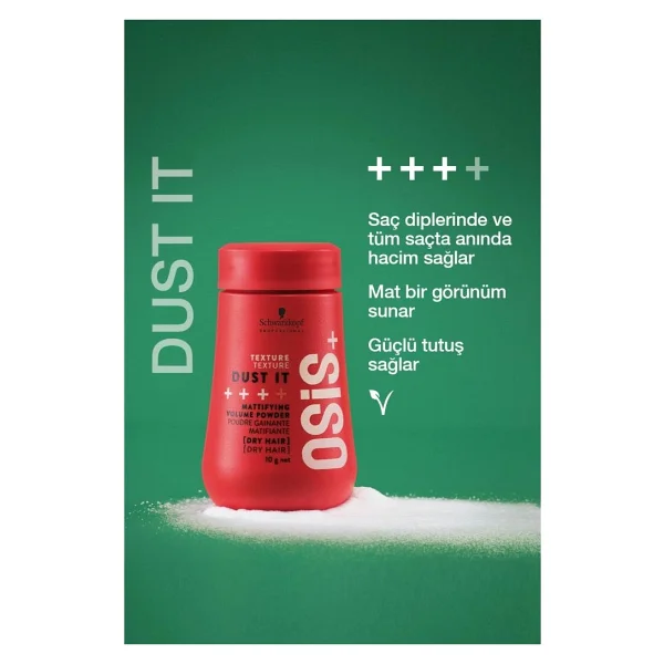 Osis Dust It Güçlü Tutuş Mat Hacim Saç Pudrası 10g + Thrill Elastik Lifli Gum Şekillendirici 100ml - Görsel 2