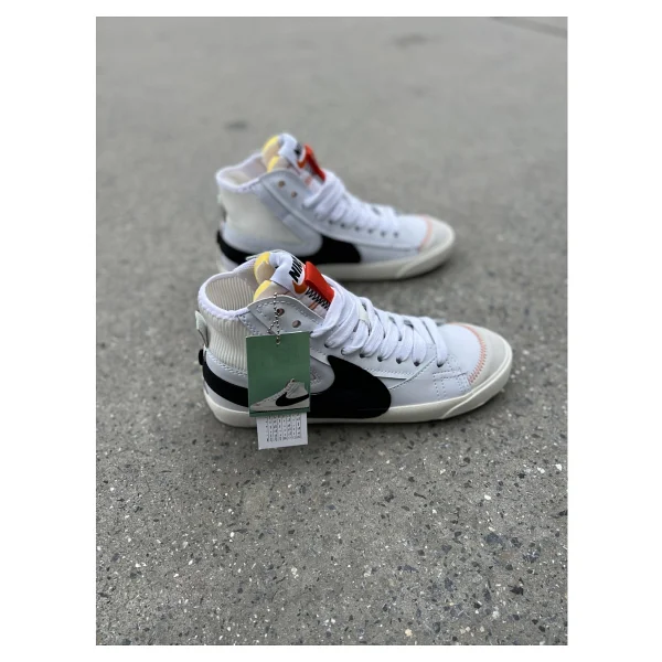 Nike Blazer Mid 77 Jumbo Dd3111-100 Beyaz-Siyah Erkek Spor Ayakkabı - Görsel 8