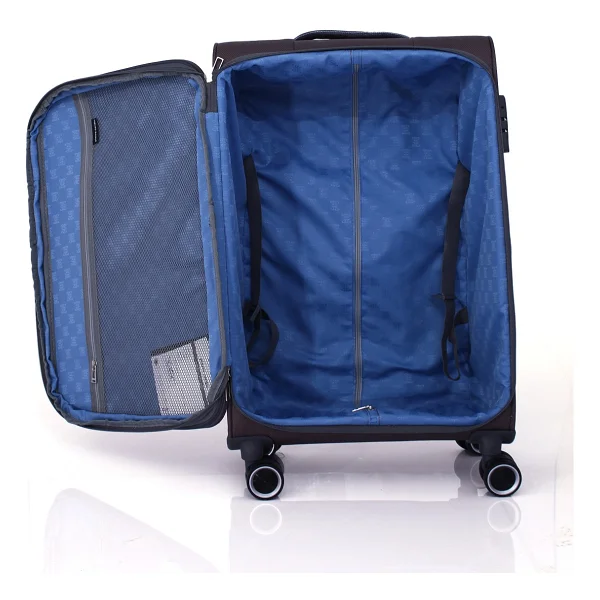 Pierre Cardin 04pc6000-02 Kumaş Antrasit Orta Boy Valiz - Görsel 5