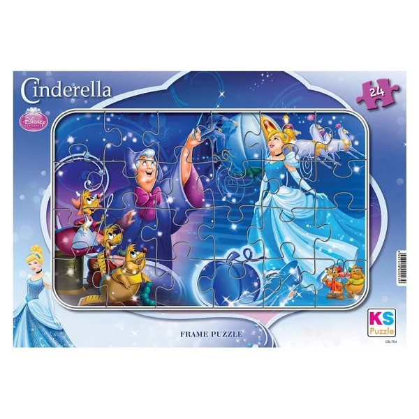 Ks Games Cinderella 24 Parça Puzzle Crl704 - Görsel 2