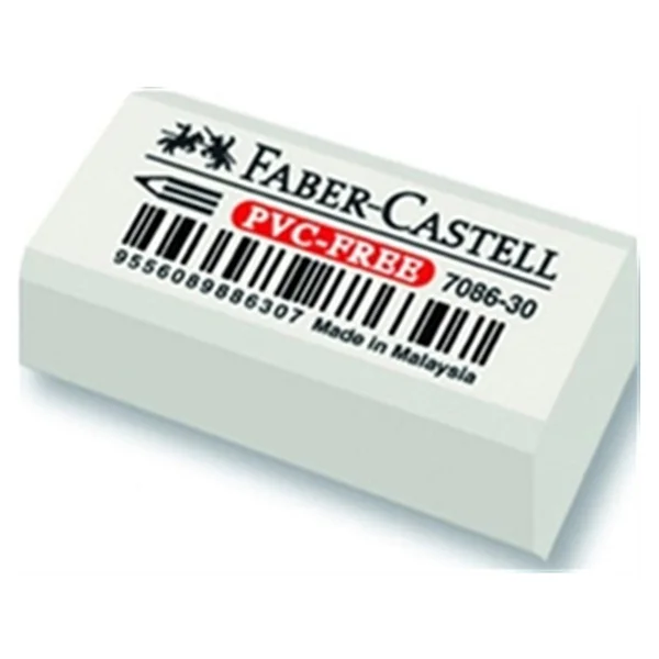 Faber Castell Pvc-Free 18 87 30 Küçük Silgi - Beyaz - Görsel 3