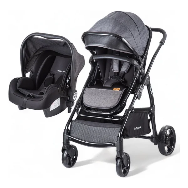 Baby Care Bc-315 Safari Pro Siyah Travel Sistem Bebek Arabası - Görsel 9