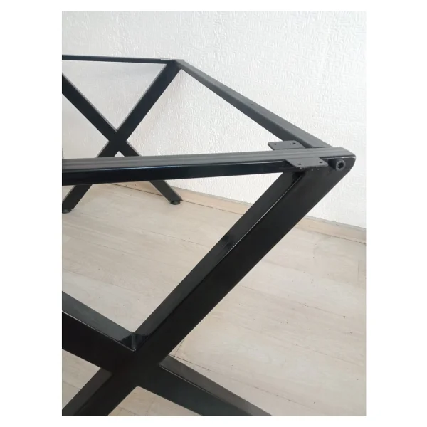 Wood Idea X Yemek Masası Metal Ayak Salon Cafe Ofis Mutfak Metal Masa Ayağı - Görsel 3