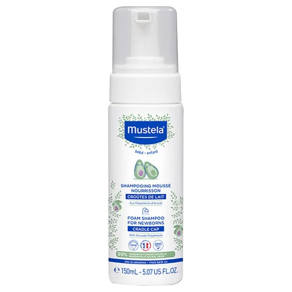 Mustela Konak Önleyici Yenidoğan Köpük Şampuanı 150 Ml - Görsel 2