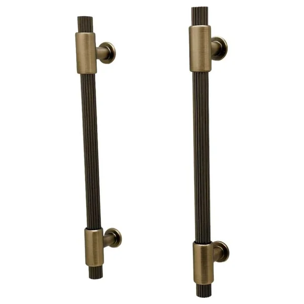 Koldoor Erva Handles 158 Mat Antik Sarı Mobilya TV Ünitesi Dolap Mutfak Çekmece Kulpu 128 Mm 5 Adet - Görsel 6