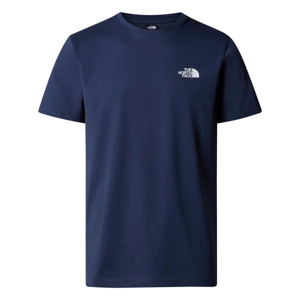 The North Face Simple Dome Nf0a87ng8k21 Lacivert Kısa Kollu Bisiklet Yaka Erkek Tişört - Görsel 7