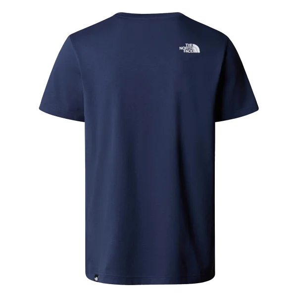 The North Face Simple Dome Nf0a87ng8k21 Lacivert Kısa Kollu Bisiklet Yaka Erkek Tişört - Görsel 2