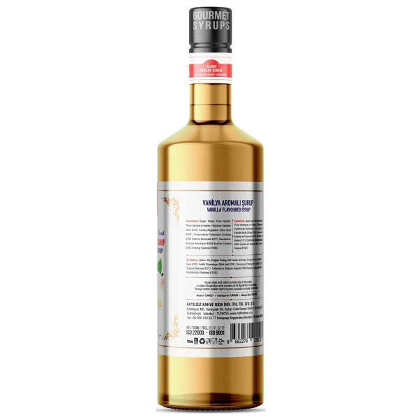 Nish Vanilya Aromalı İçecek Şurubu 700 Ml - Görsel 2
