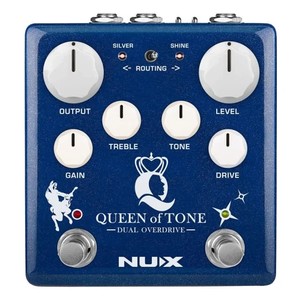 Nux Ndo-6 Queen Of Tone Dual Overdrive Pedalı - Görsel 2