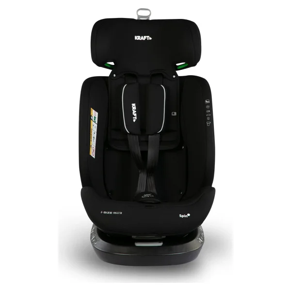 Kraft Spin I-Size Siyah 0-36 Kg Oto Koltuğu - Görsel 8