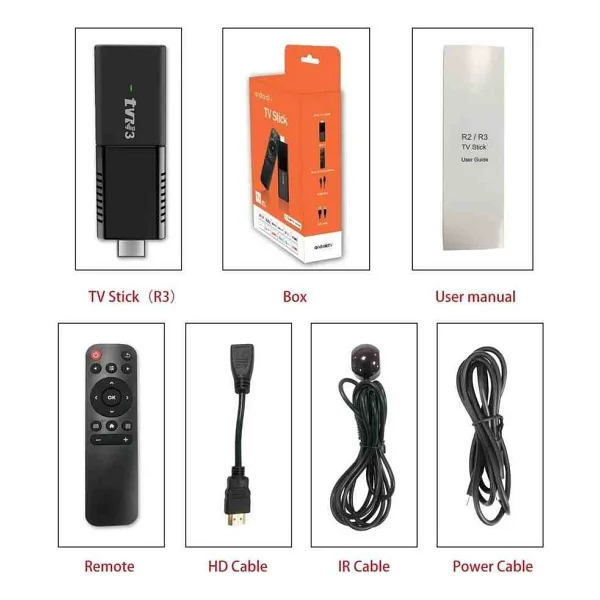 Vothoon Tvr3 TV Stick Android 12.5/ 2gb/16gb Wi-Fi 2.4g 5g BT 5.0 Akıllı Medya Oynatıcı - Görsel 5