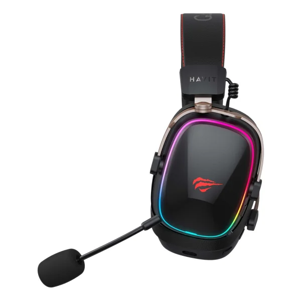 Havit Gamenote H2039bg RGB 7.1 Kablolu/Kablosuz Kulak Üstü Oyuncu Kulaklığı - Görsel 4