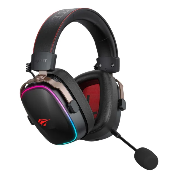 Havit Gamenote H2039bg RGB 7.1 Kablolu/Kablosuz Kulak Üstü Oyuncu Kulaklığı - Görsel 5