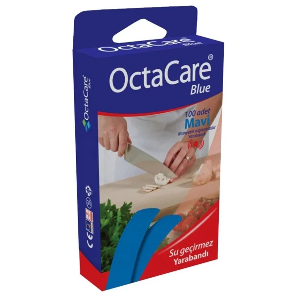 Octacare Mavi Manyetik Yara Bandı 100'lü - Ameliyathane Yeşili - 115 - 130 Cm - Görsel 3