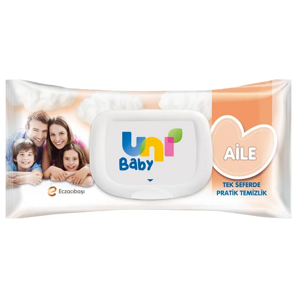 Uni Baby Aile 90 Yaprak 24'lü Paket Islak Mendil - Görsel 3