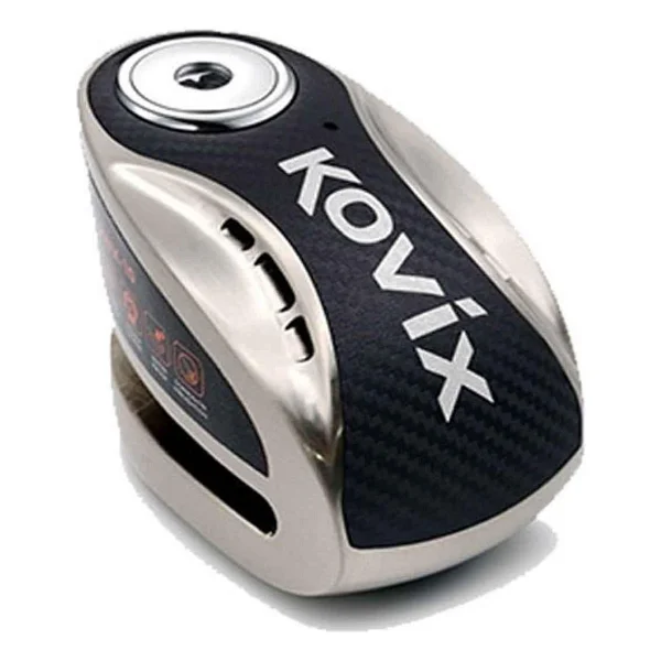 Kovix Knx6-Bm 6 Mm 120 Db Alarmlı Gri Disk Kilidi - Görsel 3
