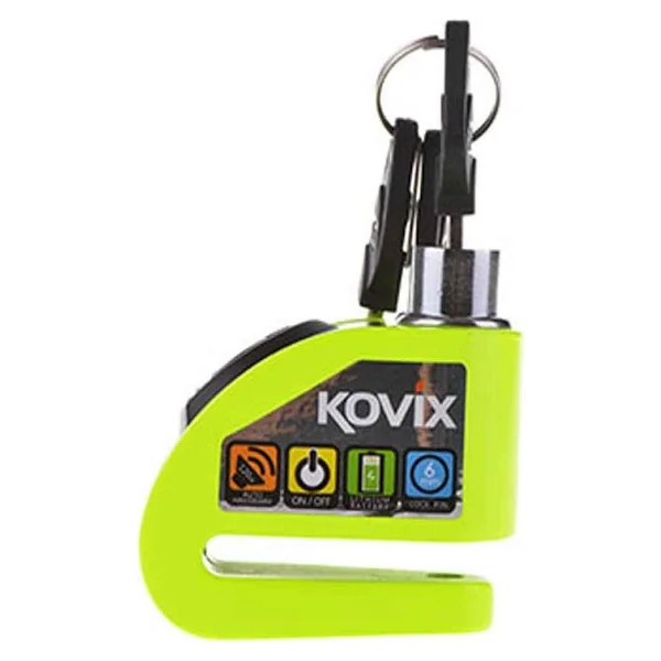 Kovix Kd6-Fg 6 Mm 120 Db Alarmlı Sarı Disk Kilidi - Görsel 3