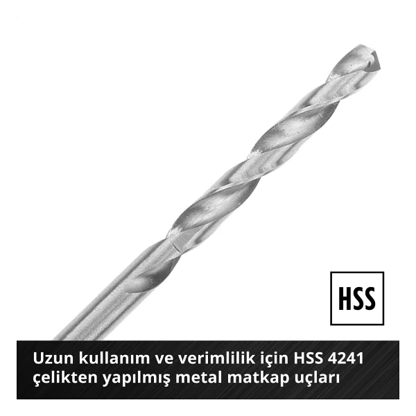 Einhell M-Case 49108773 39 Parça Matkap Bits Ucu Seti - Görsel 8