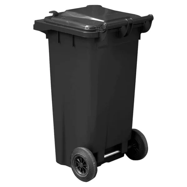 Mck Plus Siyah Renk 120 Lt Çöp Kovası, Çöp Konteyner - Görsel 4