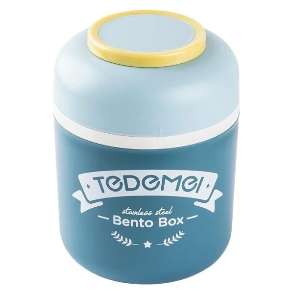 Tantitoni Tedemei Kaşıklı 780 Ml Çelik Yemek Kabı - Görsel 6