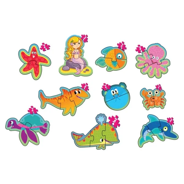Diytoy Baby Puzzle Deniz Canlıları - Görsel 2