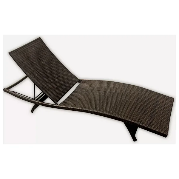 Sunfun Merle Rattan Şezlong - Görsel 4