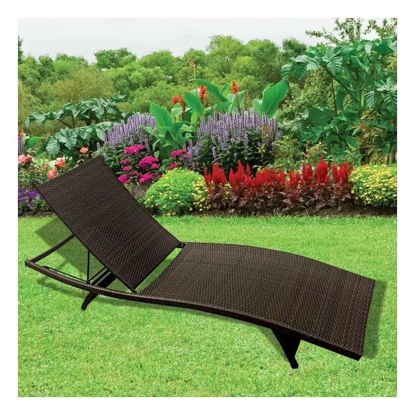 Sunfun Merle Rattan Şezlong - Görsel 2