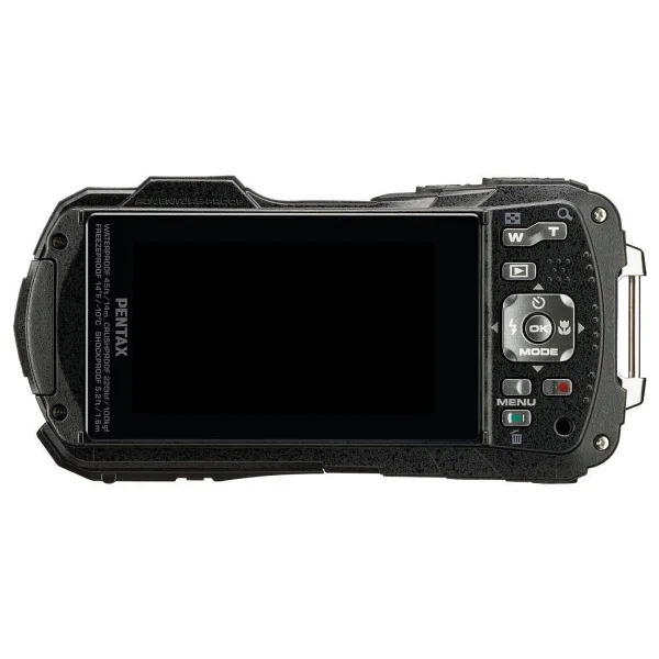 Ricoh Pentax WG-90 Sualtı Siyah Dijital Fotoğraf Makinesi - Görsel 2