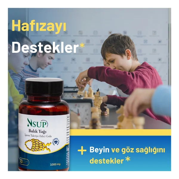 Nsup Omega 3 Balık Yağı Epa Dha 1000 Mg 50 Kapsül - Görsel 4