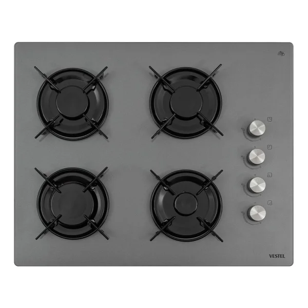 Vestel Ao-65104 G-Dg-T Gri Ankastre Cam Ocak - Görsel 8