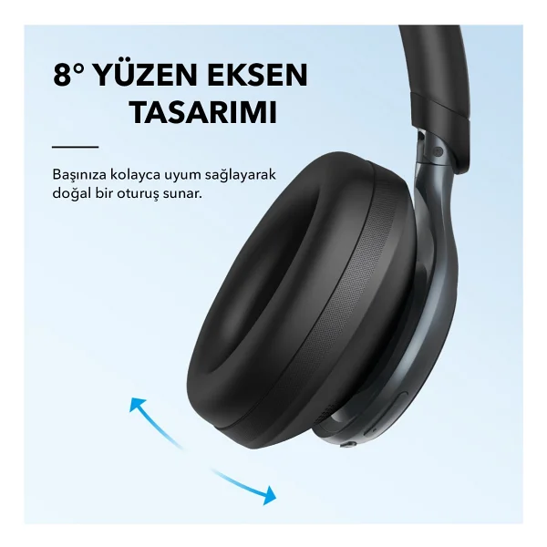 Anker Soundcore Space One ANC Kulak Üstü Bluetooth Kulaklık - Görsel 6
