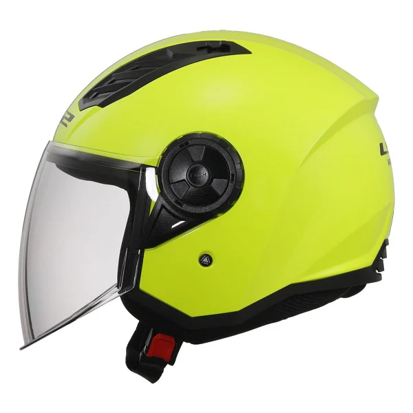 Ls2 Airflow 2 Neon Sarı Açık Motor Kaskı - Görsel 7
