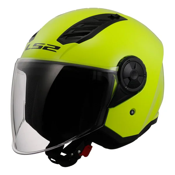 Ls2 Airflow 2 Neon Sarı Açık Motor Kaskı - Görsel 2