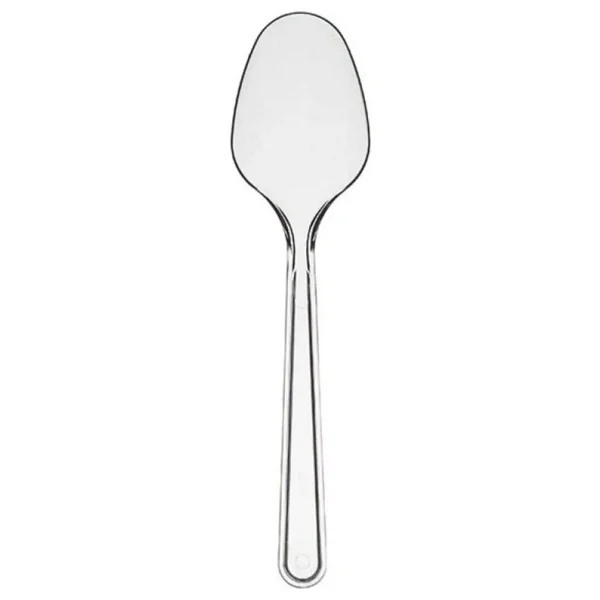 Poppy Plastik Lux Seffaf Kasik - 18 Cm. - 3.2 Gr. - 50 Adetlik 60 Paket - Koli - Görsel 3
