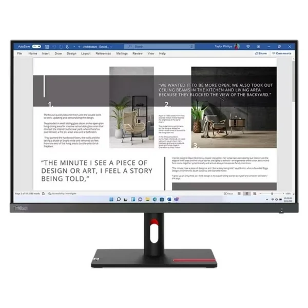 Lenovo Thinkvision S27i-30 63dfkat4tk 27" 4 Ms Full HD Ips 100 Hz Monitör - Görsel 6