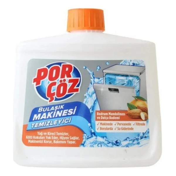 Porçöz Mandalina & Badem Sıvı Bulaşık Makinesi Temizleyici 250 Ml - Görsel 4